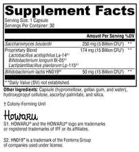 Load image into Gallery viewer, ProbioMax® Sb DF 30 Capsules Supplement Facts