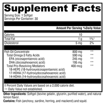 Load image into Gallery viewer, OmegaPure PRM 30 Softgels Supplement Facts