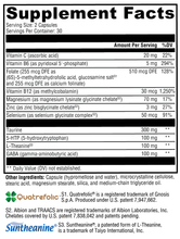 Load image into Gallery viewer, Mood Food™ ES 60 Capsules Supplement Facts
