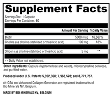 Load image into Gallery viewer, RegeneMax® Plus 60 Capsules Supplement Facts
